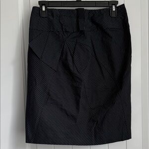 Pinstripe Pencil Skirt